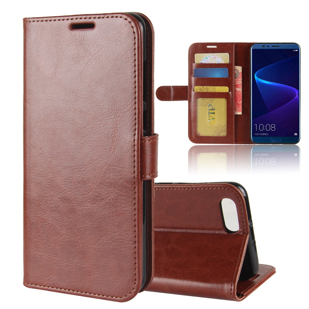 Huawei Honor V10 / View 10 Magnetic Wallet Кожен Калъф и Протектор