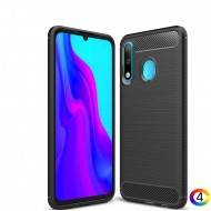 Huawei P30 Lite Удароустойчив Carbon Fiber Калъф и Протектор