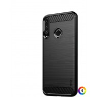Huawei P40 lite E/Y7p Удароустойчив MOFI Carbon Fiber Калъф и Протектор