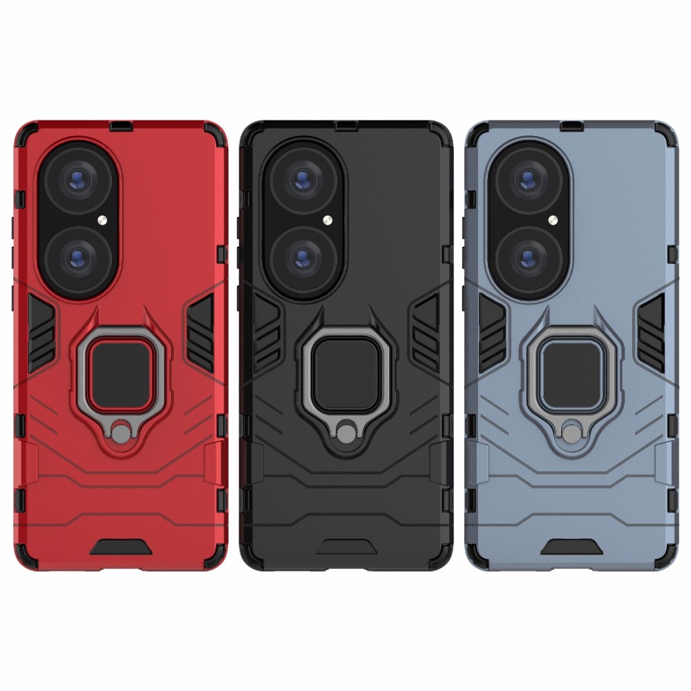 Huawei P50 Pro Удароустойчив Ring Holder Калъф и Протектор