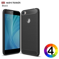 Xiaomi Redmi Note 5A Удароустойчив Carbon Fiber Калъф и Протектор
