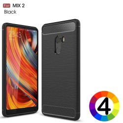 Xiaomi Mi Mix 2 Удароустойчив Carbon Fiber Калъф и Протектор