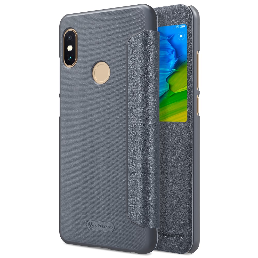 Xiaomi Redmi Note 5 Pro   Nillkin Кожен Калъф и Протектор