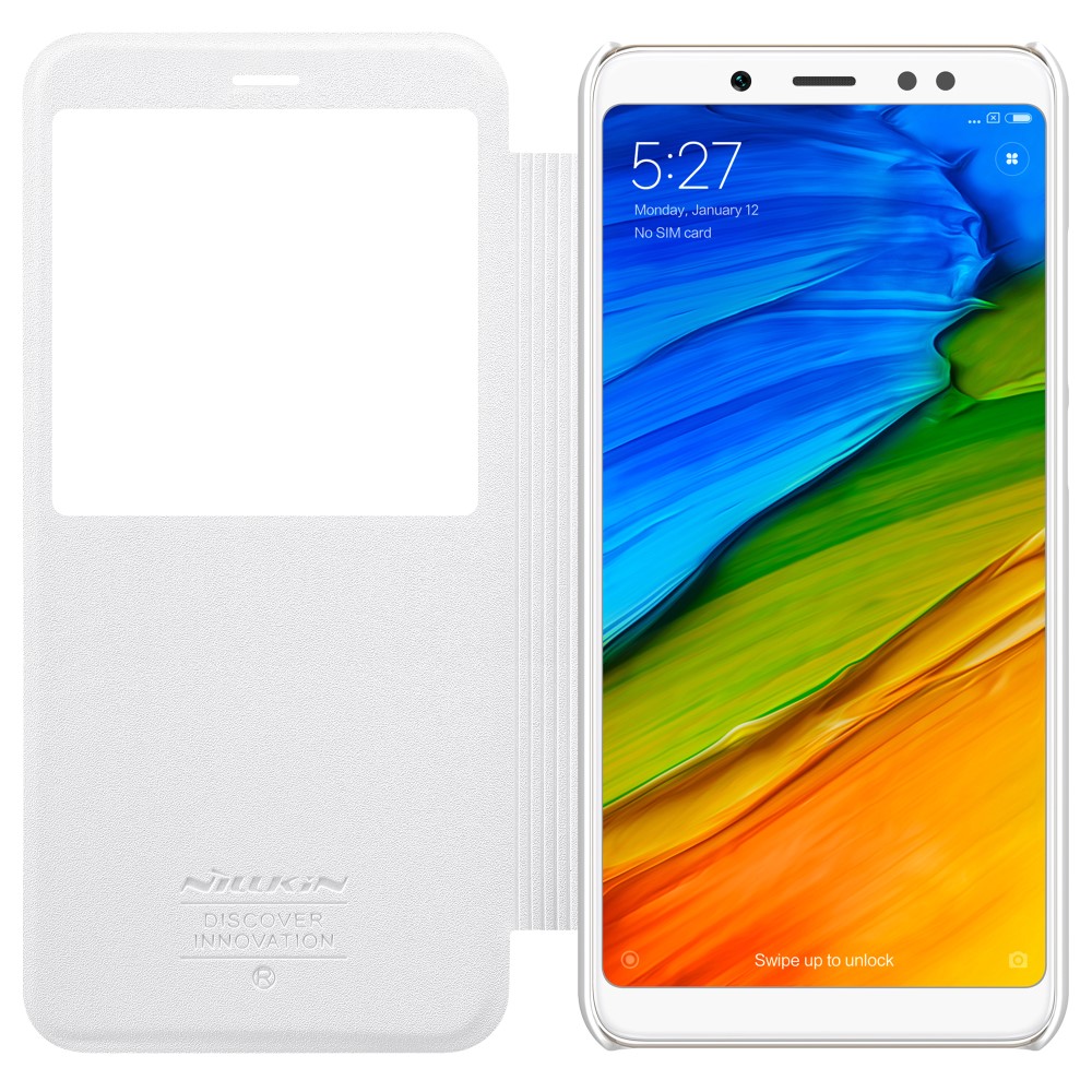 Xiaomi Redmi Note 5 Pro   Nillkin Кожен Калъф и Протектор