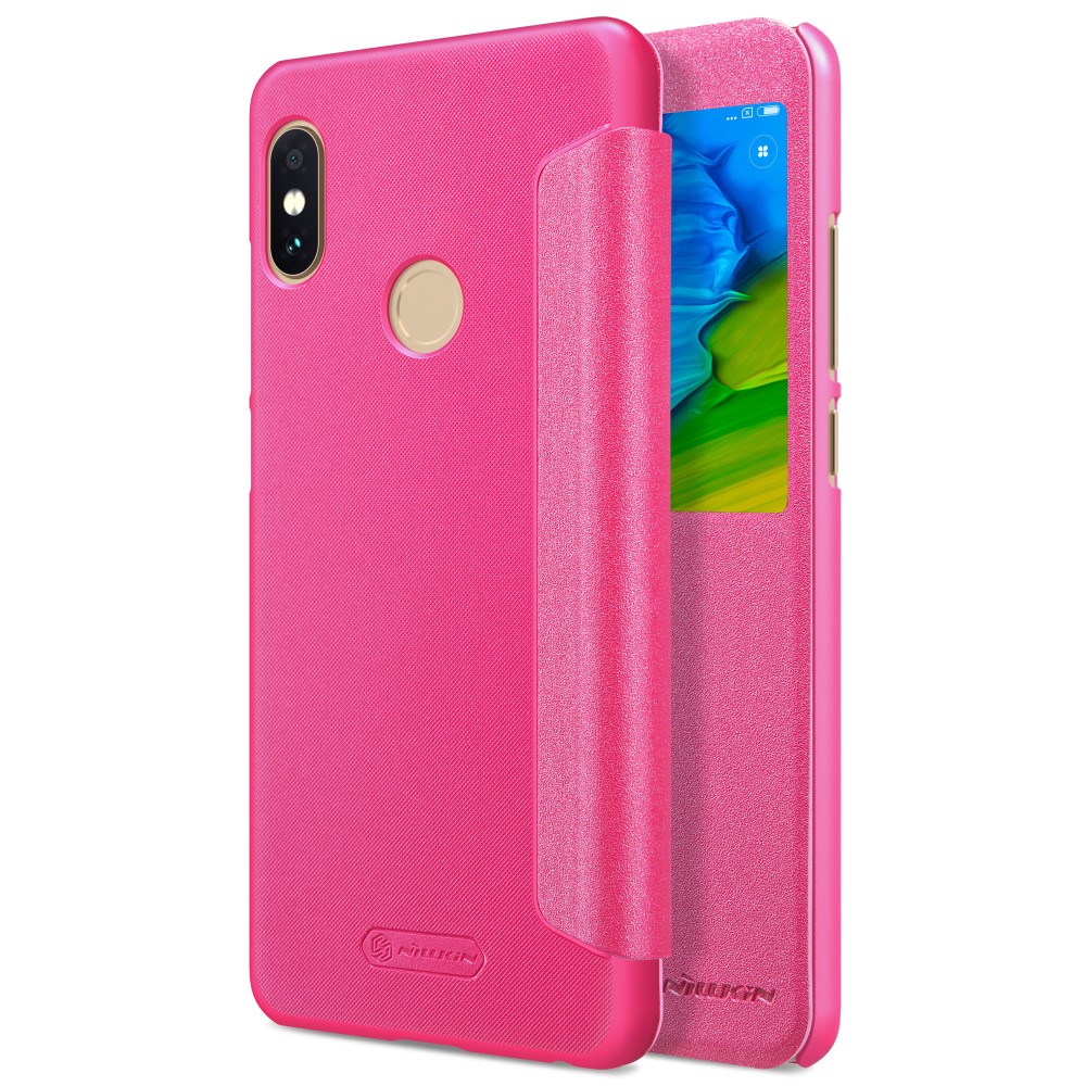 Xiaomi Redmi Note 5 Pro   Nillkin Кожен Калъф и Протектор
