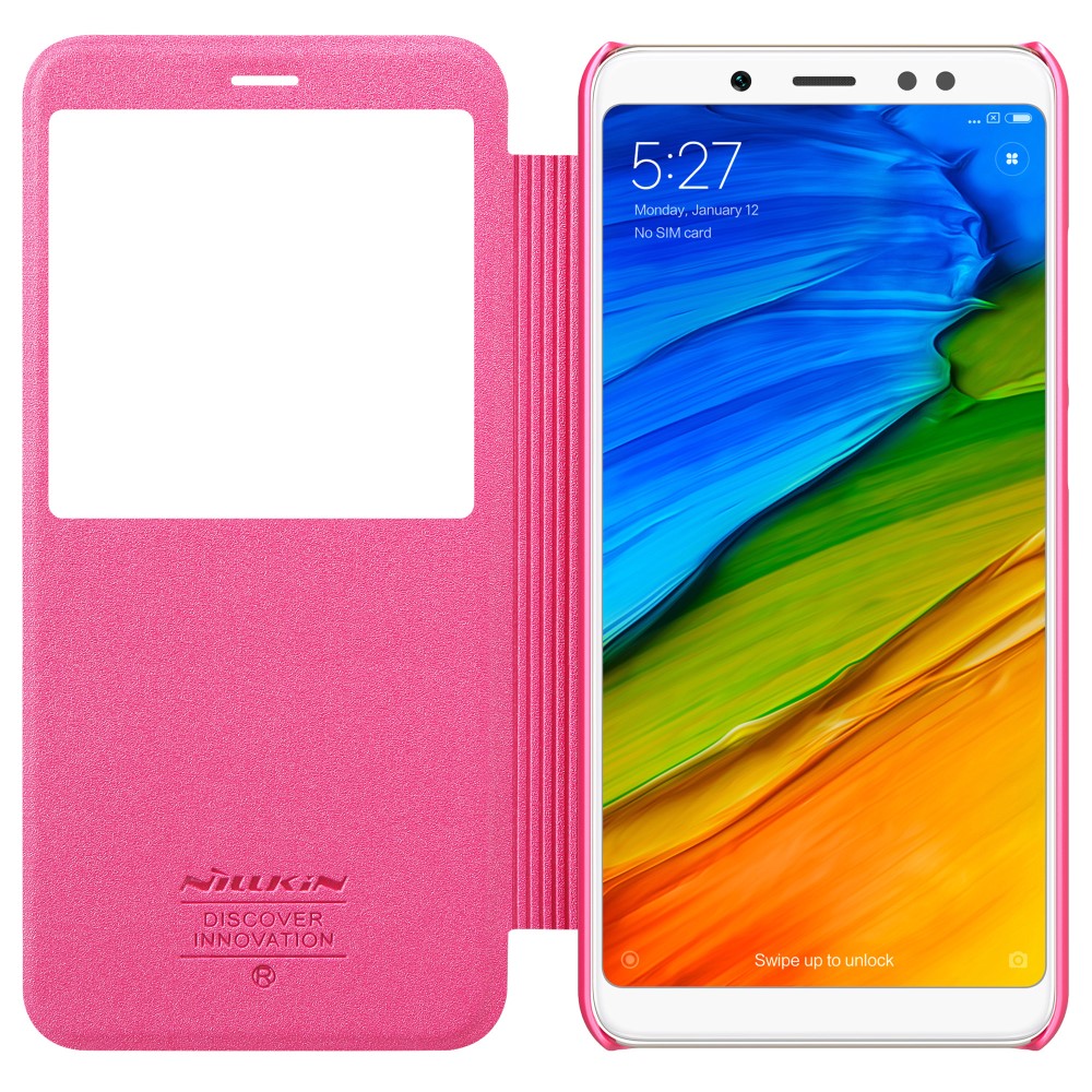 Xiaomi Redmi Note 5 Pro   Nillkin Кожен Калъф и Протектор