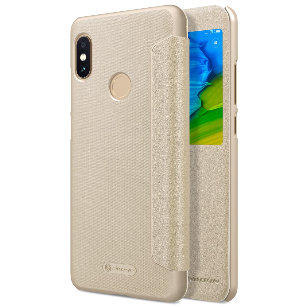 Xiaomi Redmi Note 5 Pro   Nillkin Кожен Калъф и Протектор