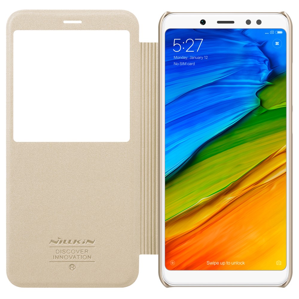 Xiaomi Redmi Note 5 Pro   Nillkin Кожен Калъф и Протектор