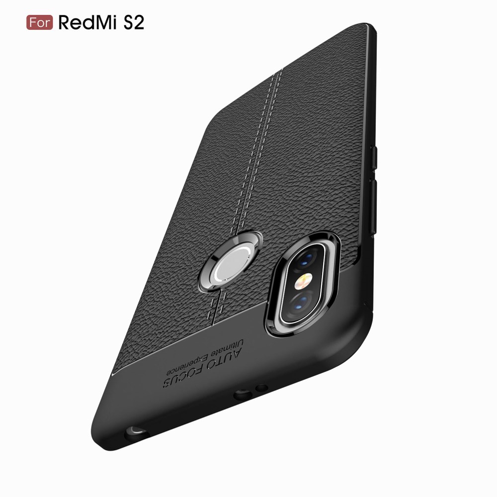 Xiaomi Redmi S2 / Y2  Удароустойчив Litchi Skin Калъф и Протектор