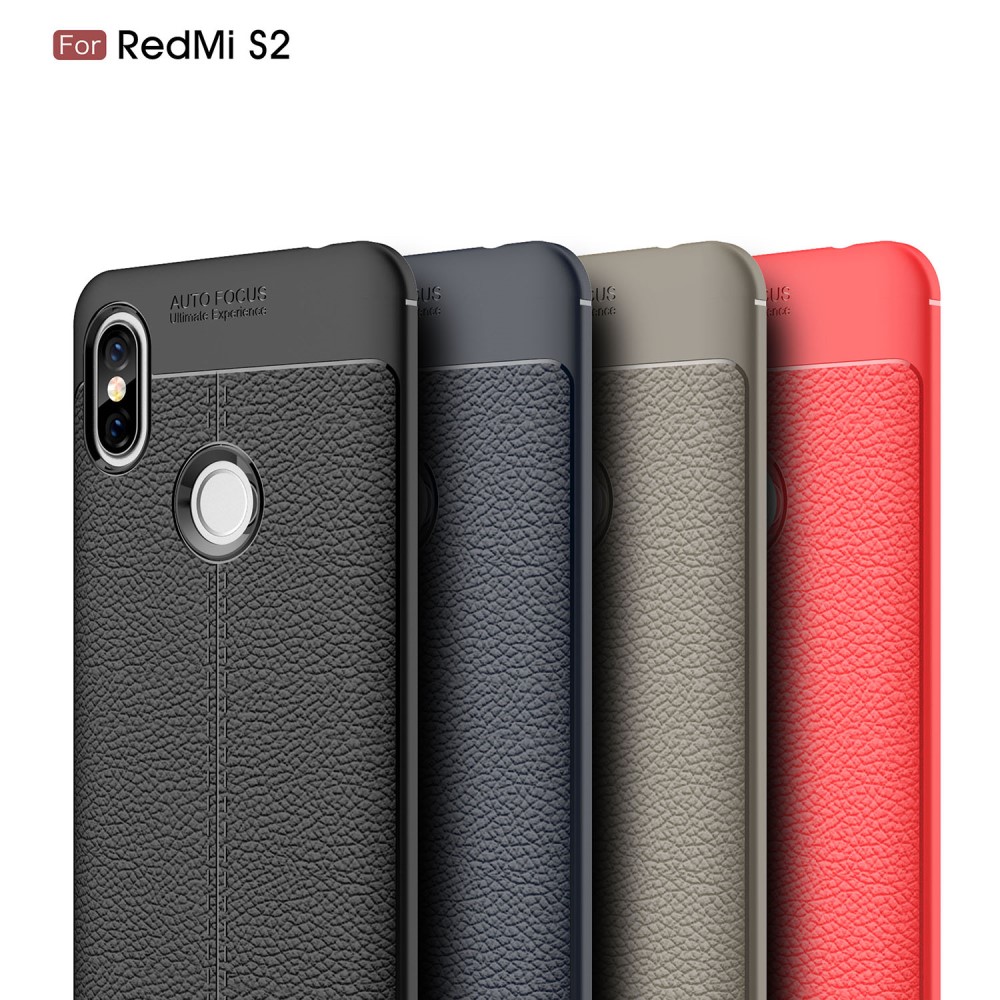 Xiaomi Redmi S2 / Y2  Удароустойчив Litchi Skin Калъф и Протектор