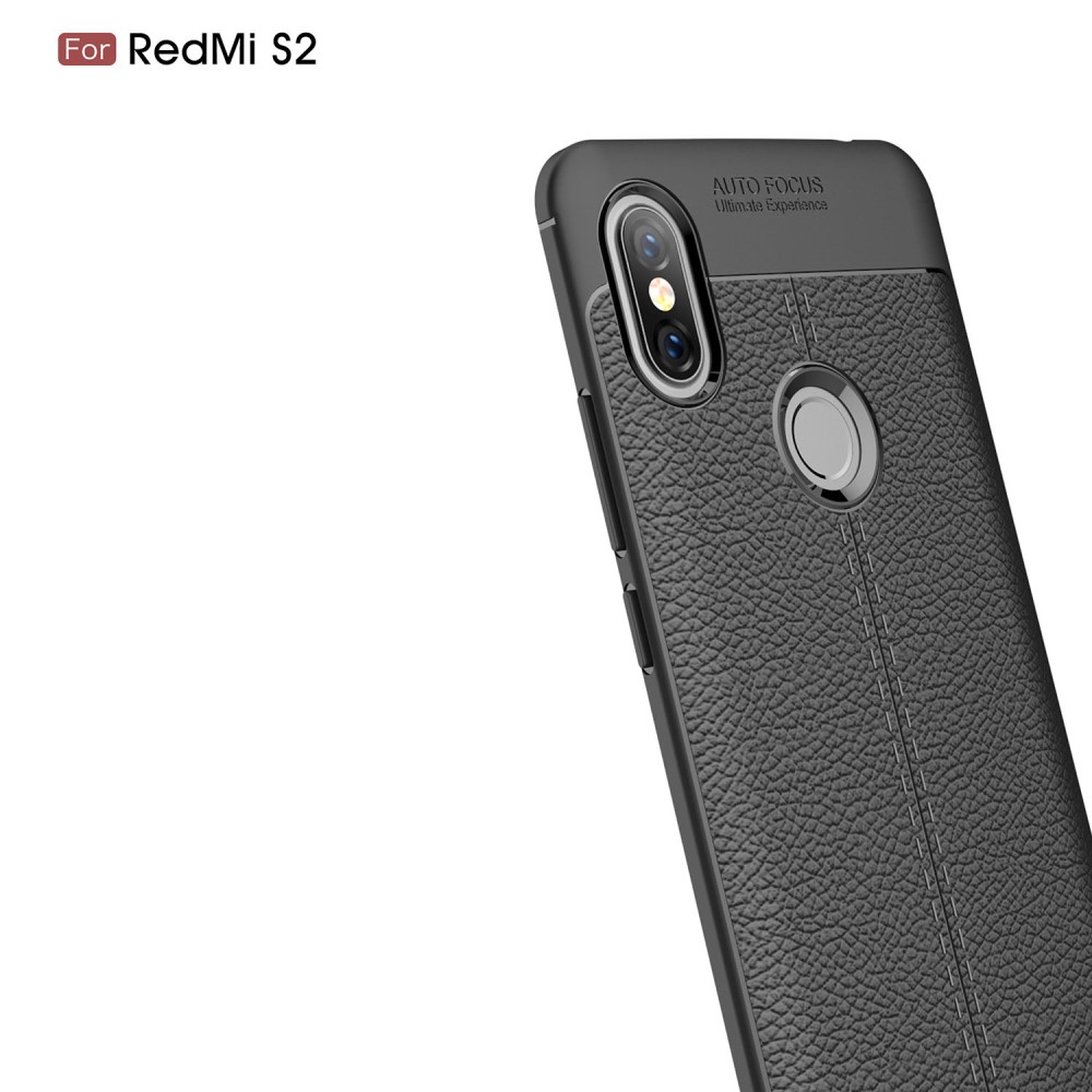Xiaomi Redmi S2 / Y2  Удароустойчив Litchi Skin Калъф и Протектор