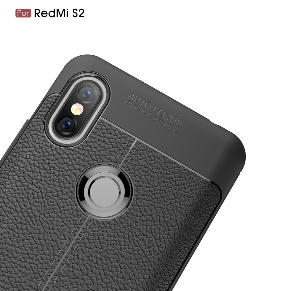 Xiaomi Redmi S2 / Y2  Удароустойчив Litchi Skin Калъф и Протектор