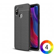  Xiaomi Mi 8 (6.21-inch)  Удароустойчив Litchi Skin Калъф и Протектор