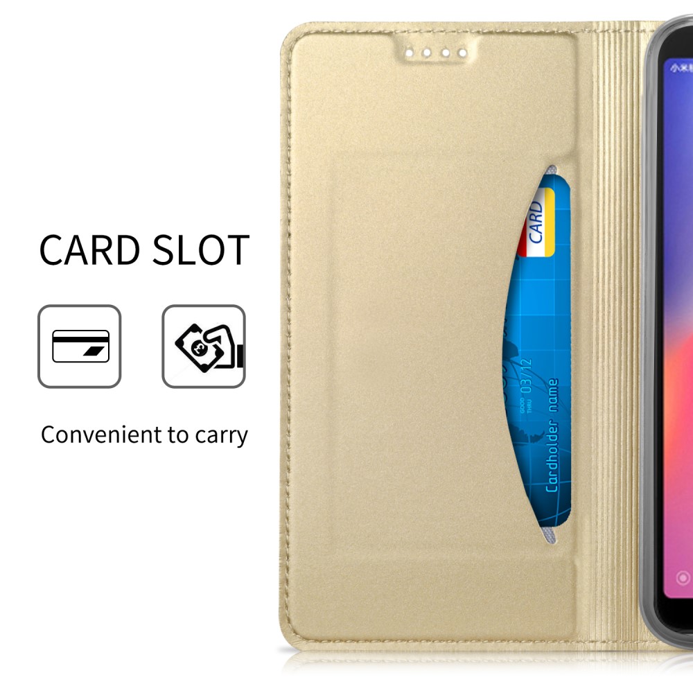 Xiaomi Redmi 6 Wallet Кожен Калъф и Протектор