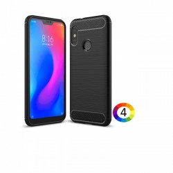Xiaomi Mi A2 Lite  Удароустойчив Carbon Fiber Калъф и Протектор