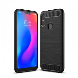 Xiaomi Mi A2 Lite  Удароустойчив Carbon Fiber Калъф и Протектор