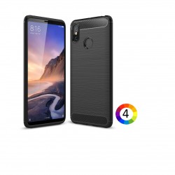 Xiaomi Mi Max 3 Удароустойчив Carbon Fiber Калъф и Протектор
