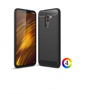 Xiaomi Pocophone F1 / Poco F1 Удароустойчив Carbon Fiber Калъф и Протектор