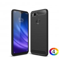 Xiaomi Mi 8 Lite / Xiaomi Mi 8 Youth (Mi 8X) Удароустойчив Carbon Fiber Калъф и Протектор