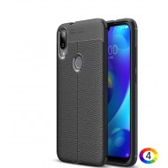 Xiaomi Mi Play Удароустойчив Litchi Skin Калъф и Протектор