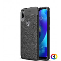 Xiaomi Mi Play Удароустойчив Litchi Skin Калъф и Протектор