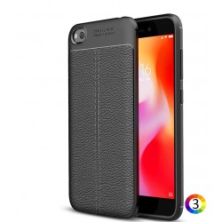 Xiaomi Redmi Go Удароустойчив Litchi Skin Калъф и Протектор