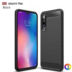 Xiaomi Mi 9 SE Удароустойчив Carbon Fiber Калъф и Протектор