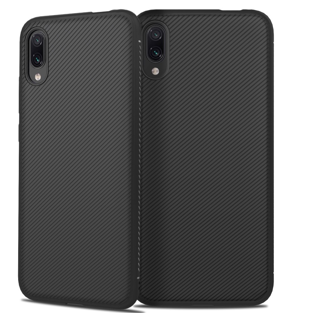 Xiaomi Redmi 7A Удароустойчив Carbon Fiber Калъф и Протектор