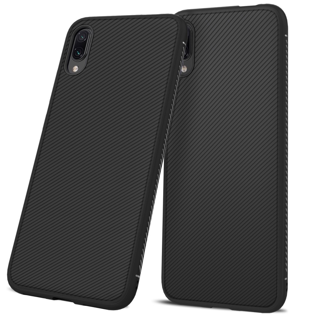 Xiaomi Redmi 7A Удароустойчив Carbon Fiber Калъф и Протектор