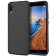 Xiaomi Redmi 7A Удароустойчив Carbon Fiber Калъф и Протектор