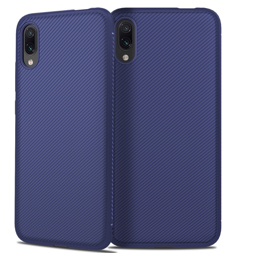 Xiaomi Redmi 7A Удароустойчив Carbon Fiber Калъф и Протектор