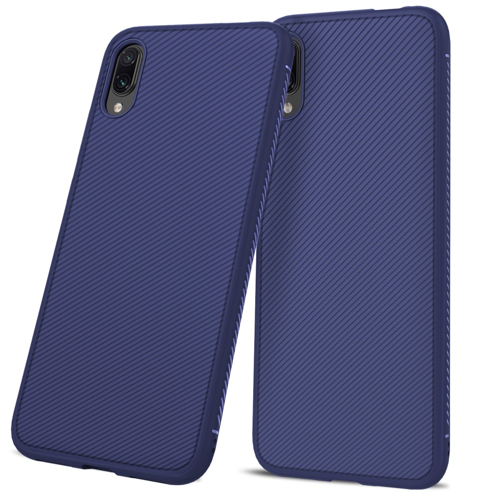 Xiaomi Redmi 7A Удароустойчив Carbon Fiber Калъф и Протектор