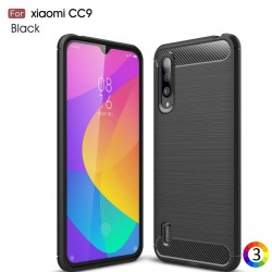 Xiaomi Mi 9 Lite/CC9 Удароустойчив Carbon Fiber Калъф и Протектор