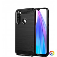 Xiaomi Redmi Note 8T Удароустойчив Mofi Carbon Fiber Калъф и Протектор