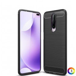 Xiaomi Redmi K30/K30 5G Удароустойчив Carbon Fiber Калъф и Протектор