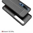 Xiaomi Mi 10 / Mi 10 Pro Удароустойчив Litchi Skin Калъф и Протектор