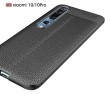 Xiaomi Mi 10 / Mi 10 Pro Удароустойчив Litchi Skin Калъф и Протектор