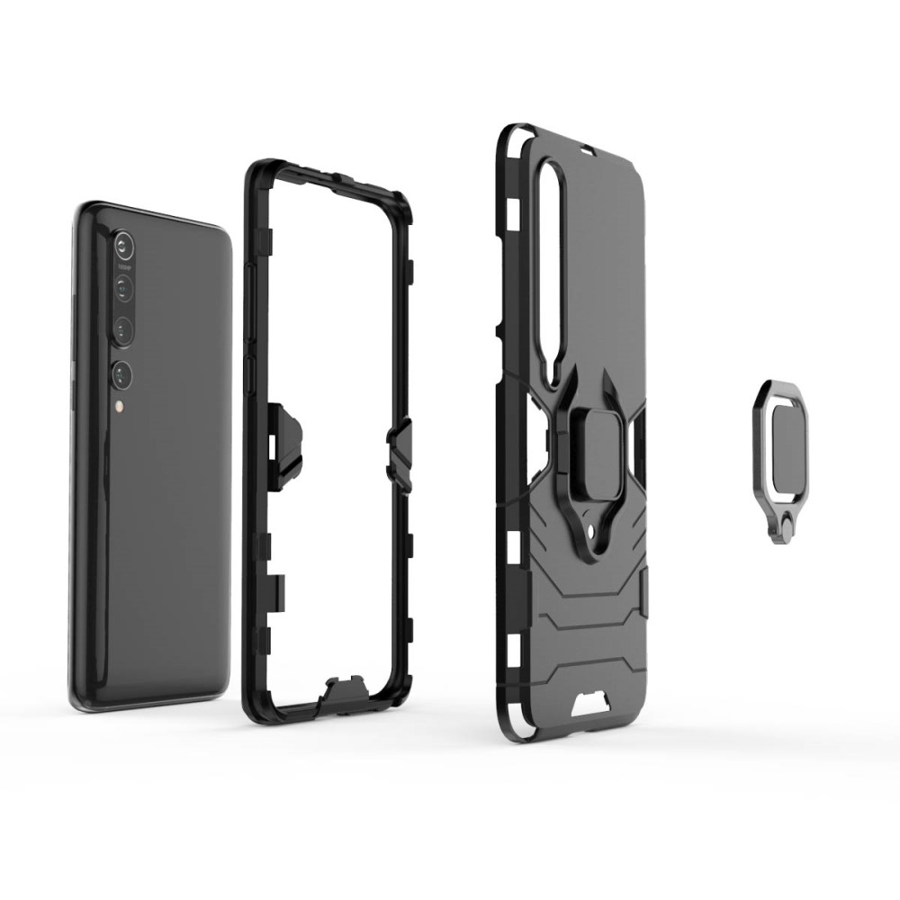 Xiaomi Mi 10 Удароустойчив Ring Holder Калъф и Протектор