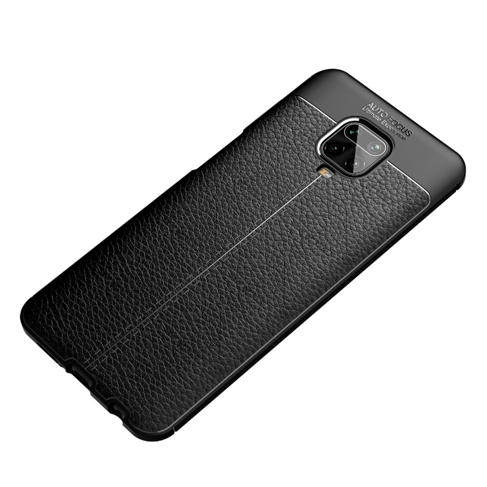 Xiaomi Redmi Note 9 Pro Max  Удароустойчив Litchi Skin Калъф и Протектор