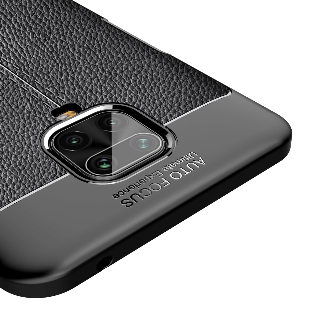 Xiaomi Redmi Note 9 Pro Max  Удароустойчив Litchi Skin Калъф и Протектор
