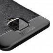 Xiaomi Redmi Note 9 Pro Max  Удароустойчив Litchi Skin Калъф и Протектор