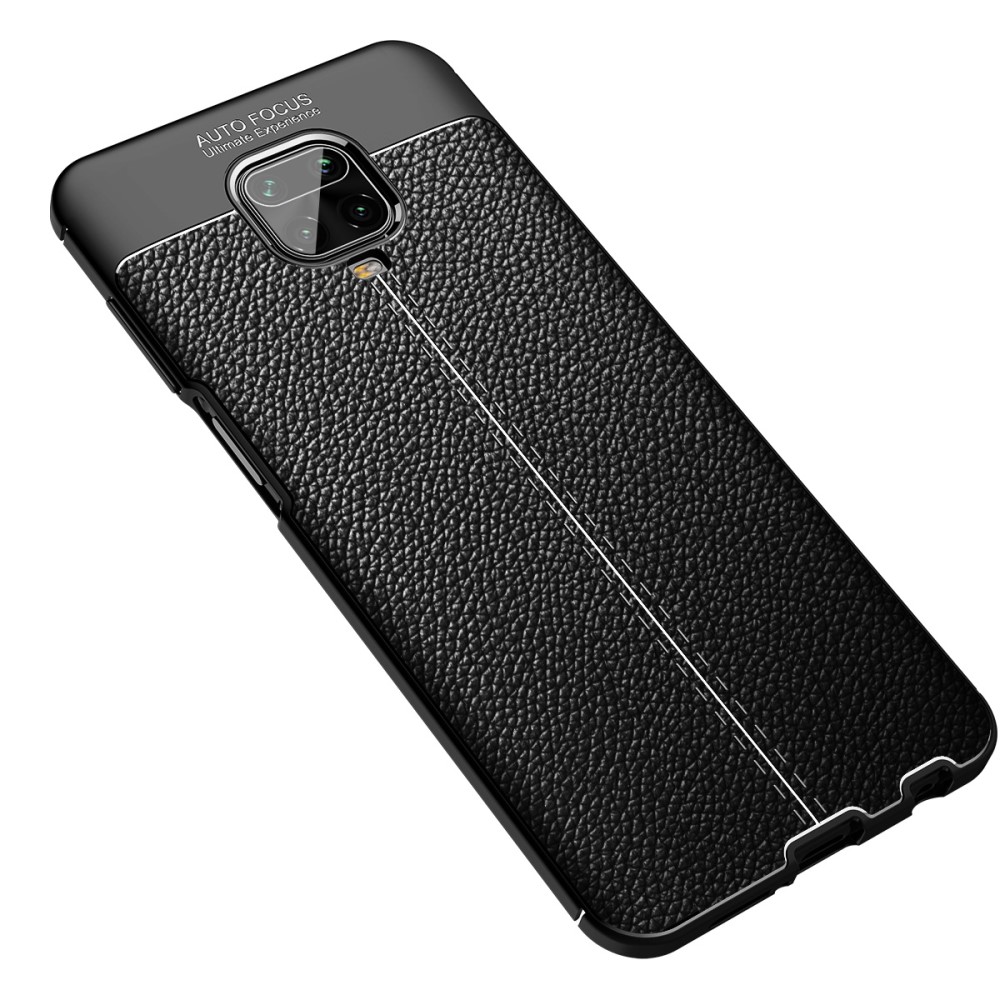 Xiaomi Redmi Note 9 Pro Max  Удароустойчив Litchi Skin Калъф и Протектор