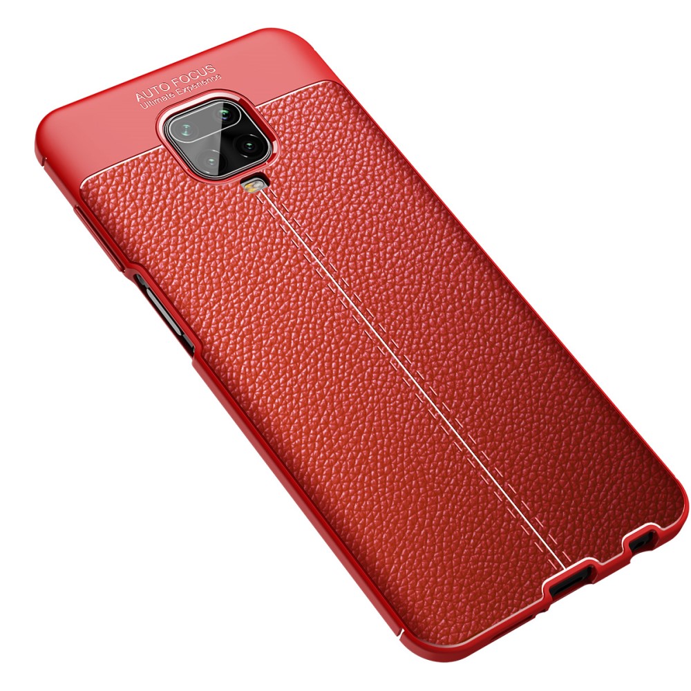 Xiaomi Redmi Note 9 Pro Max  Удароустойчив Litchi Skin Калъф и Протектор