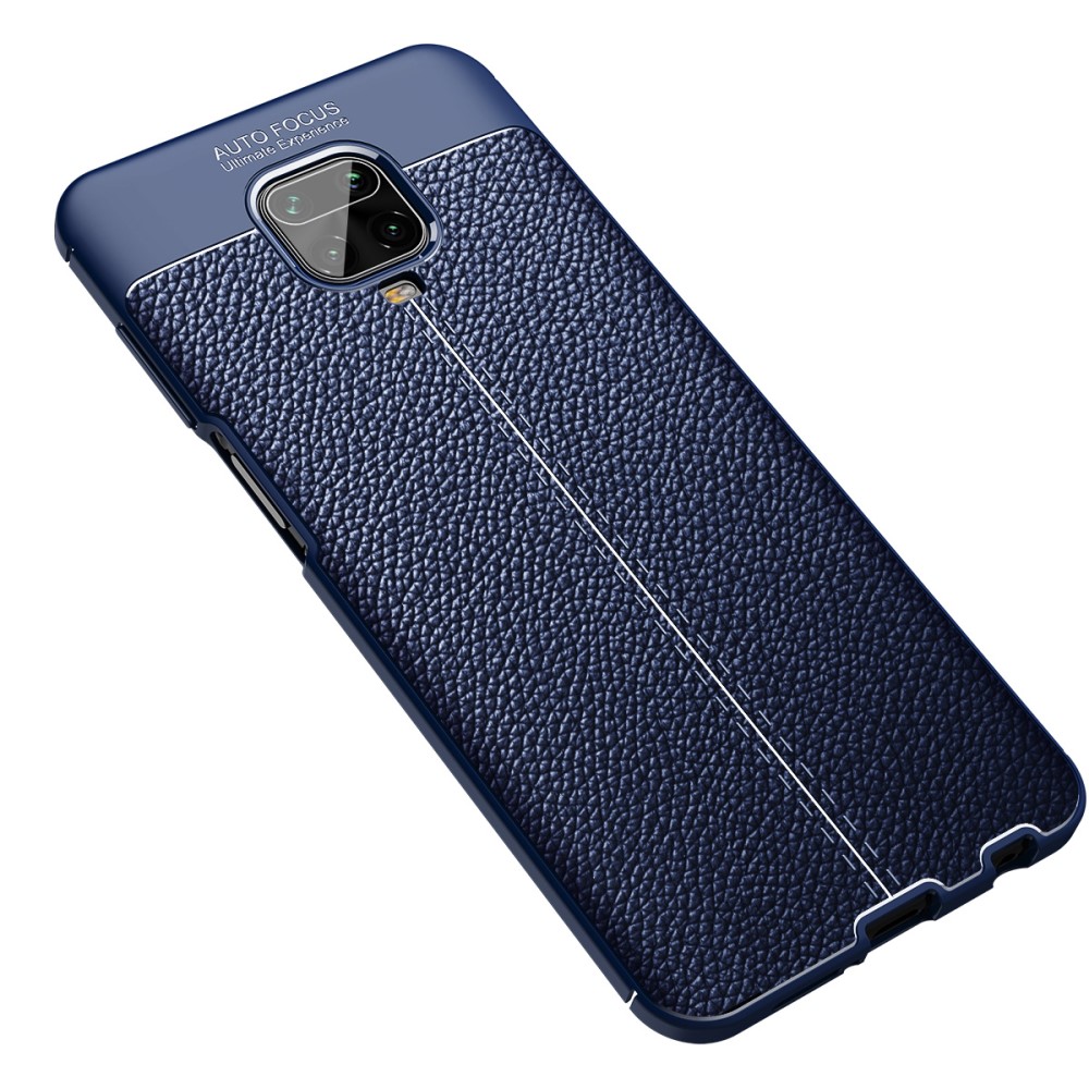 Xiaomi Redmi Note 9 Pro Max  Удароустойчив Litchi Skin Калъф и Протектор