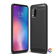 Xiaomi Mi 10 Lite 5G Удароустойчив Carbon Fiber Калъф и Протектор