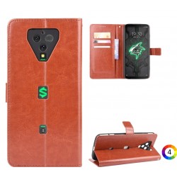Xiaomi Black Shark 3 Pro Magnetic Wallet Кожен Калъф и Протектор