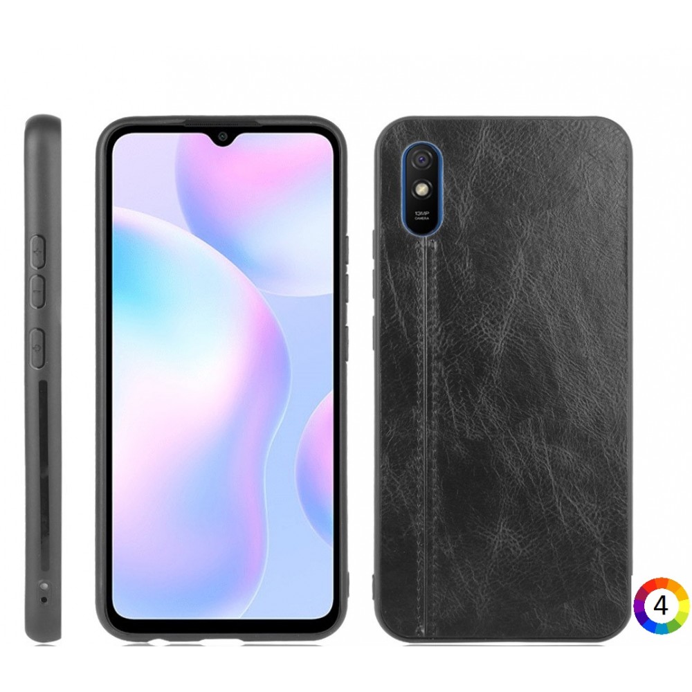 Xiaomi Redmi 9A Удароустойчив Кожен Калъф и Протектор