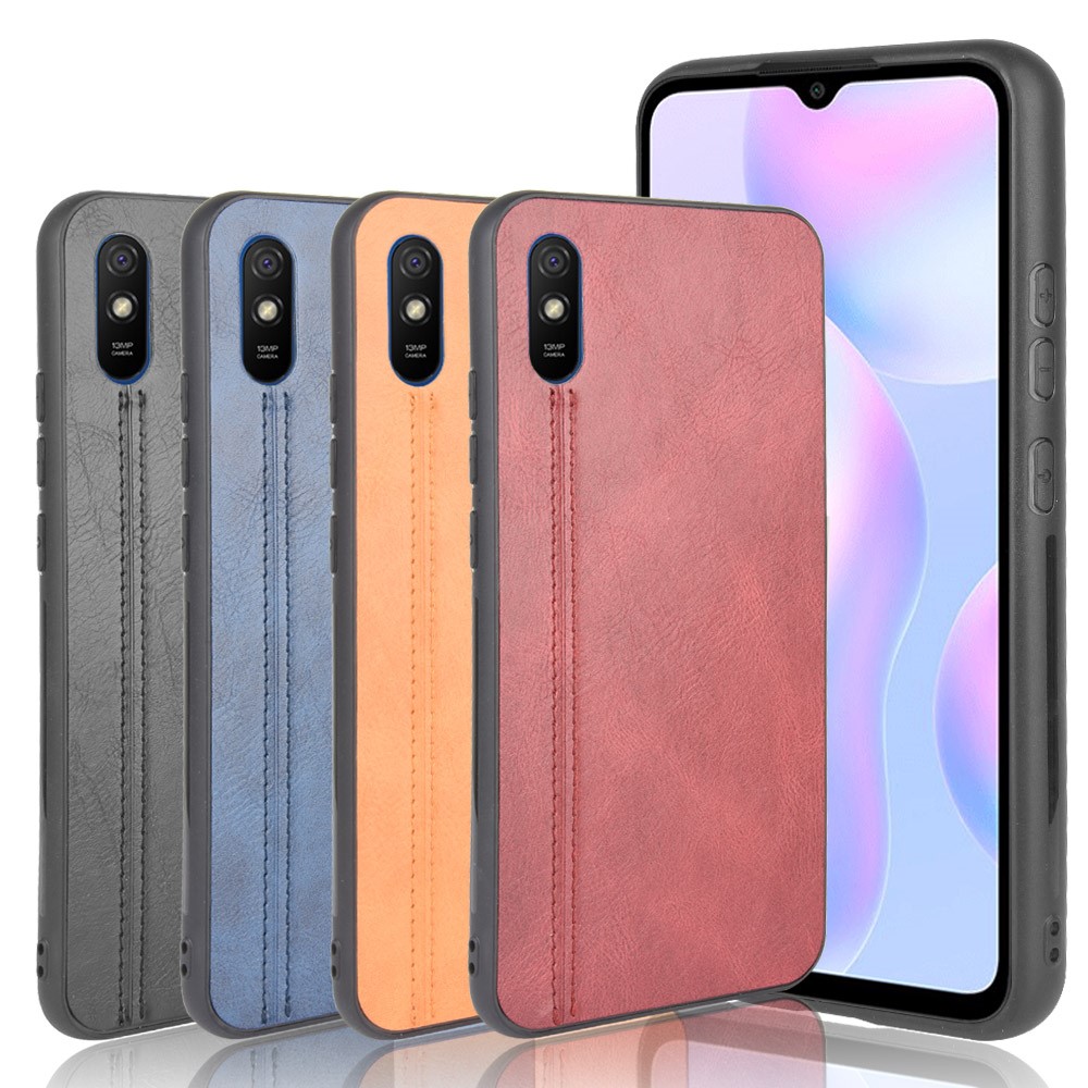 Xiaomi Redmi 9A Удароустойчив Кожен Калъф и Протектор