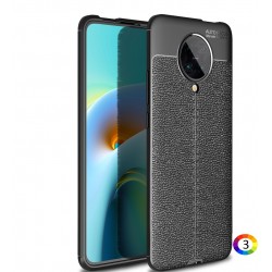 Xiaomi Redmi K30 Ultra Удароустойчив Litchi Skin Калъф и Протектор