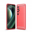 Xiaomi Mi 10 Ultra Удароустойчив Carbon Fiber Калъф и Протектор